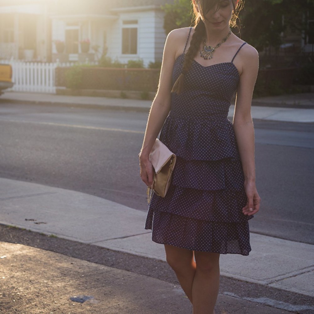 Vintage Polka Dot Dress
